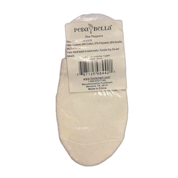 NWT Size 6-12 Peda Bella white toe covers - Picture 3 of 10